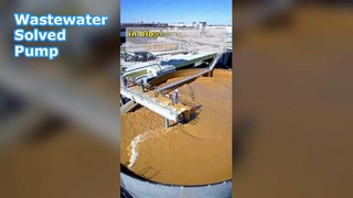 Waste water treatment for self-priming pump